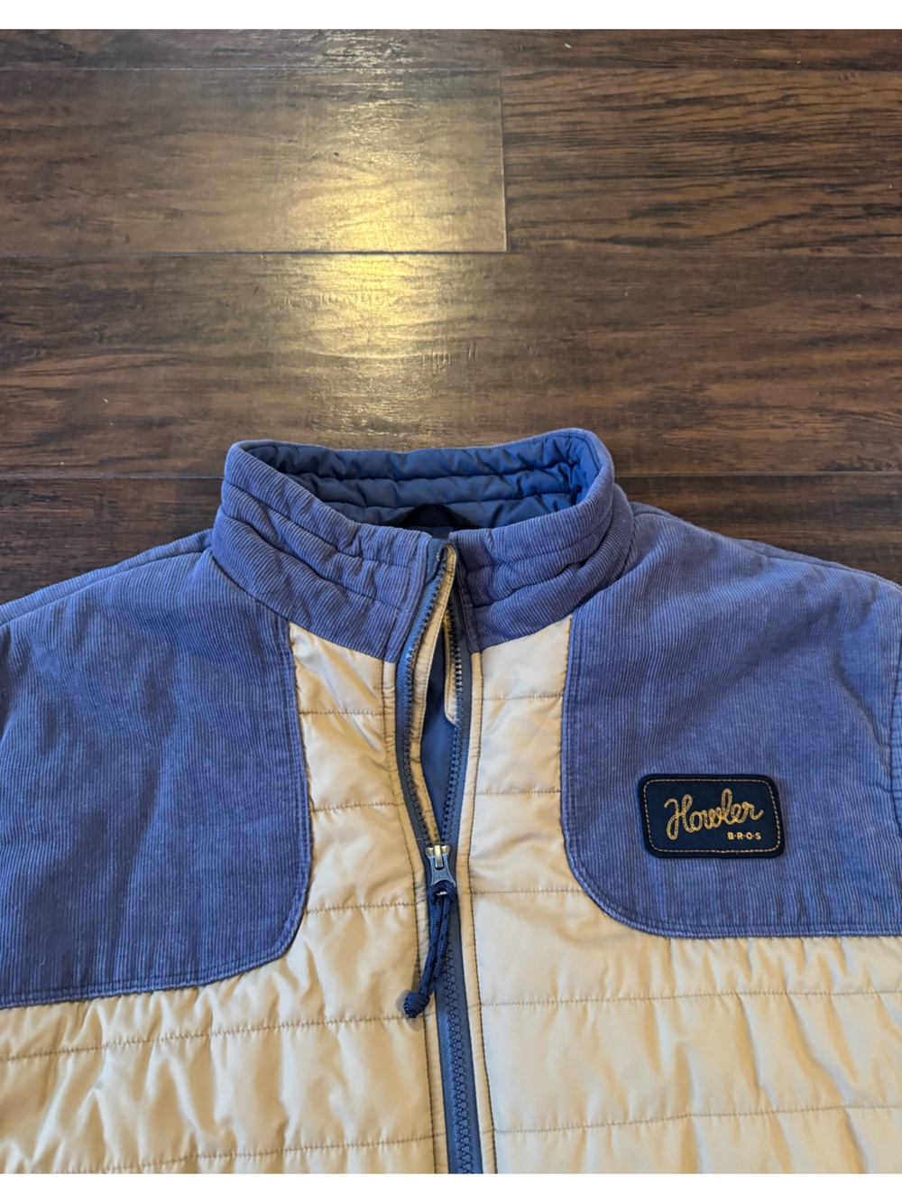 Howler Brothers - tan Rounder Corduroy Puffer Vest